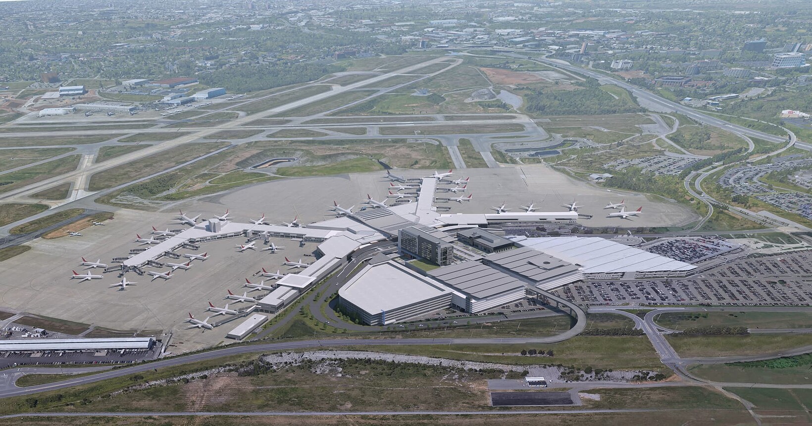 Nashville Airport Rental Car Center rendering